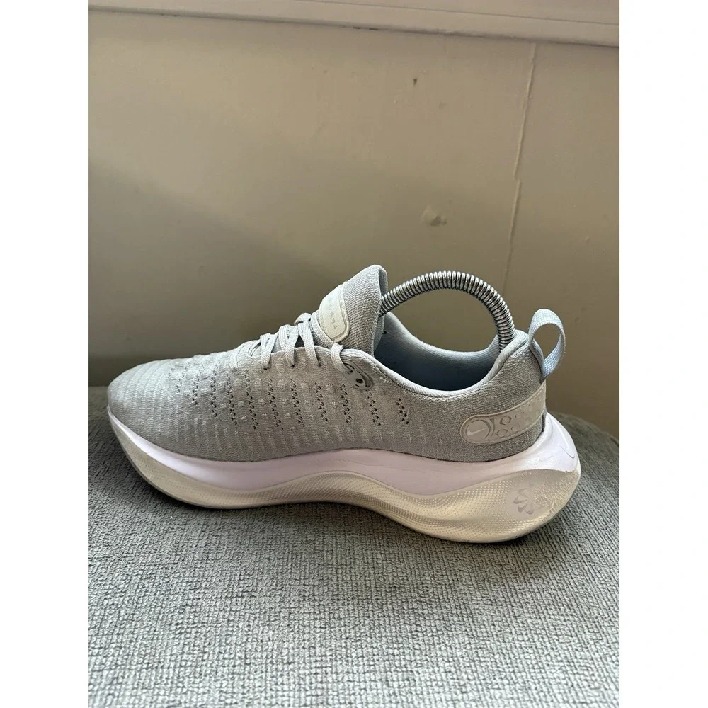 Nike ReactX Infinity Run 4 Running Sneakers Light Smoke Grey Women's Size 8 Wide
